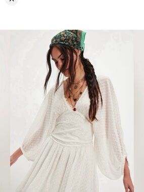 Free People sweet dreams v neck mini dress XS